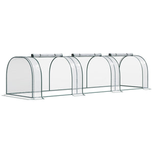 Mini transparent PVC garden tunnel greenhouse