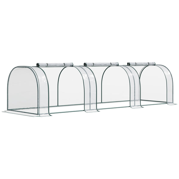 Mini transparent PVC garden tunnel greenhouse
