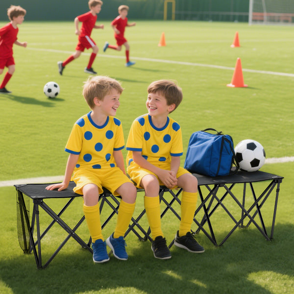 Chaise de camping pliante portable 4 places