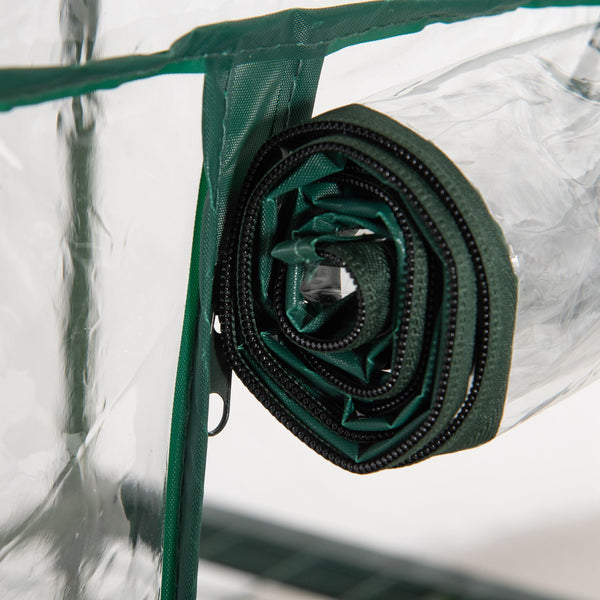 3-tier mini greenhouse with fixing clips