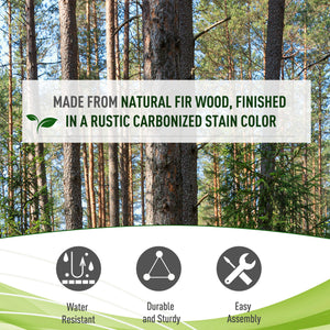 Treillis arquée avec toit de style pergola