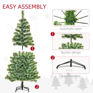 Sapin de Noël artificiel de 5 pieds vert