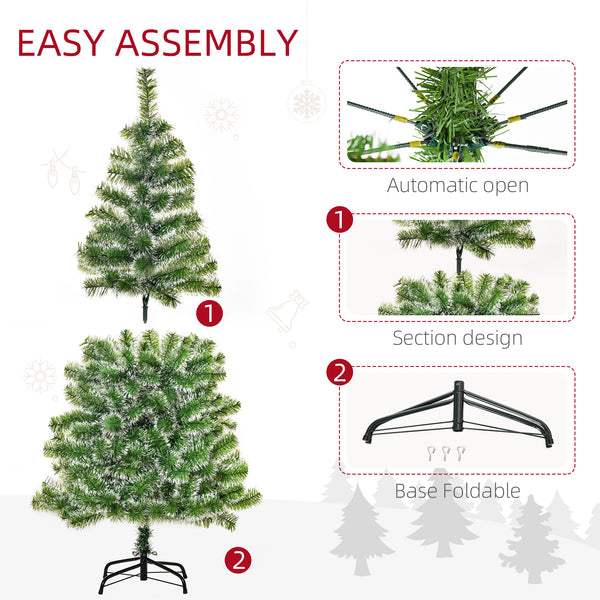 Sapin de Noël artificiel de 5 pieds vert