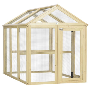 Poulailler extensible avec 2 portes et 3 perchoirs pour 1 à 3 poules