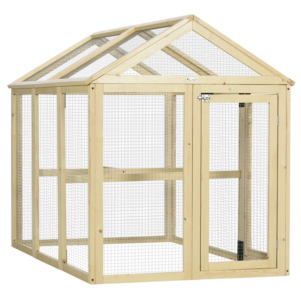 Poulailler extensible avec 2 portes et 3 perchoirs pour 1 à 3 poules
