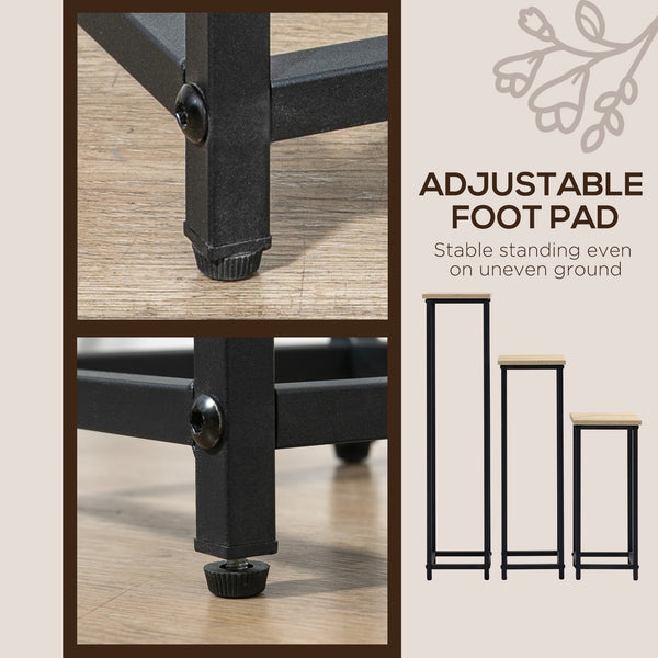 Set of 3 plant stands