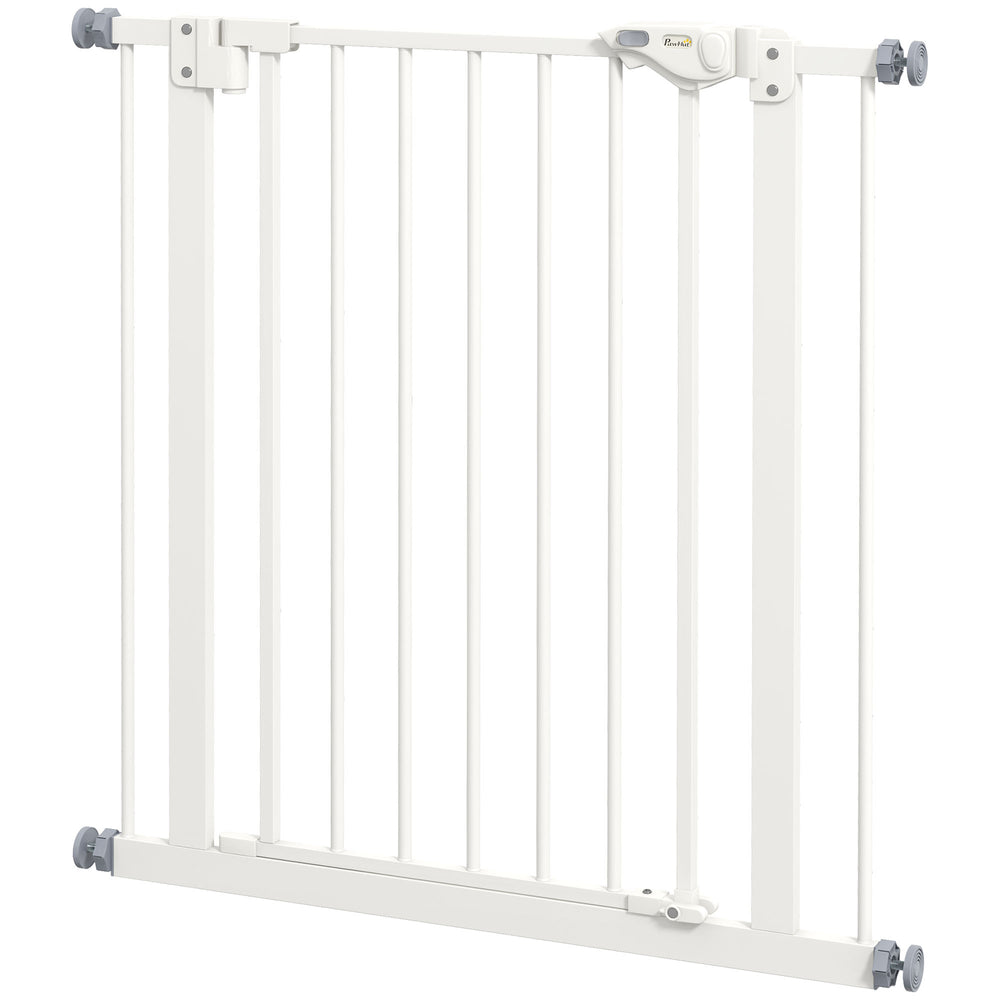 Barrière de sécurité à pression, blanche