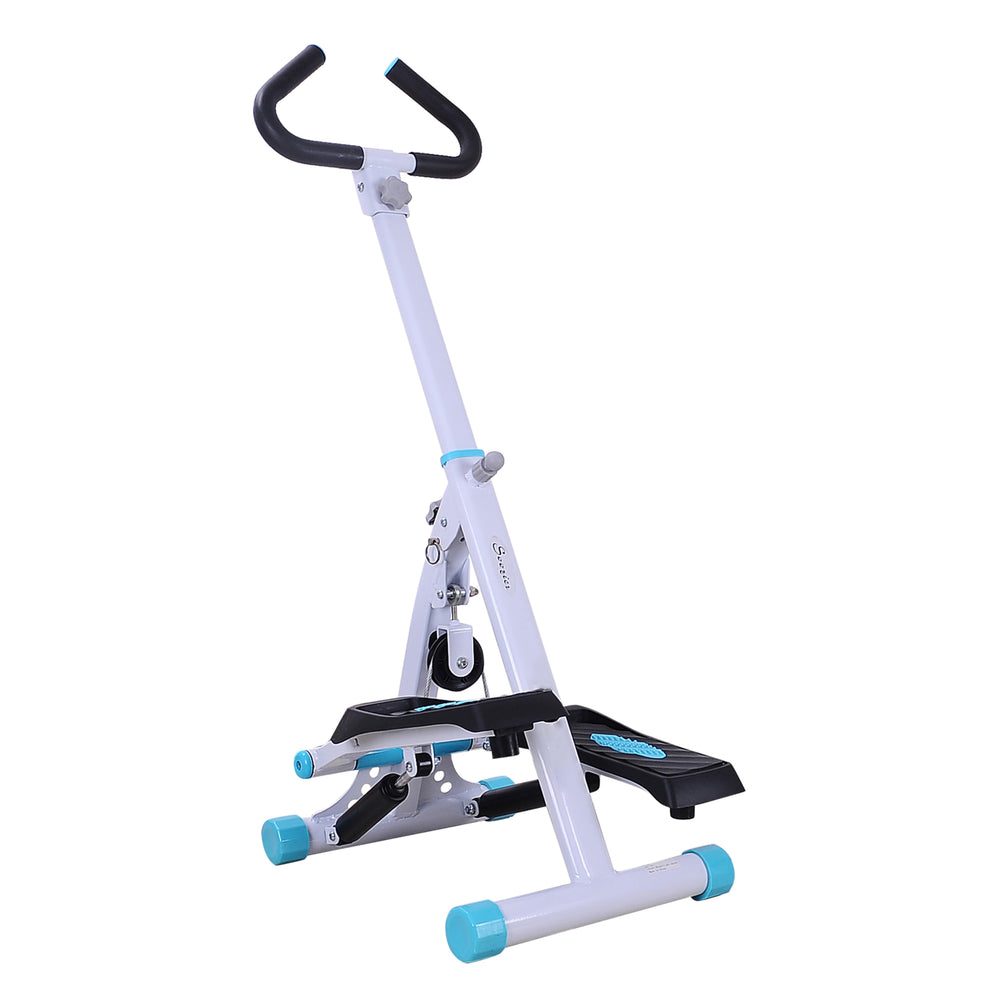 Stepper à hauteur réglable avec écran LCD, turquoise