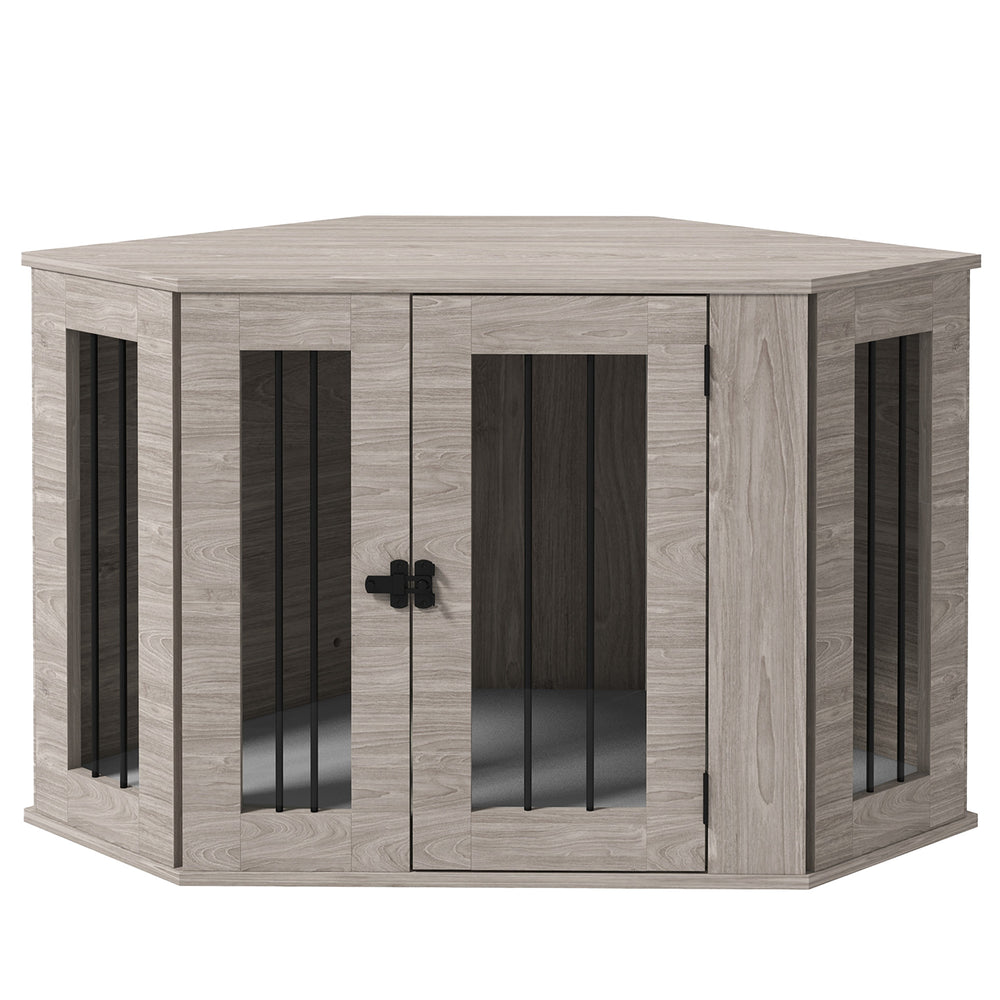 41-inch crate furniture with cushion, gray