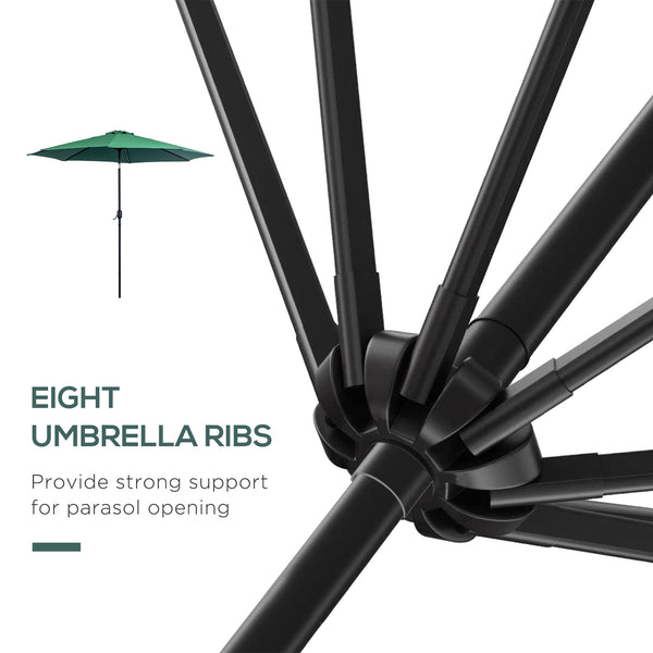 Parasol rond de 9,7 pieds, vert
