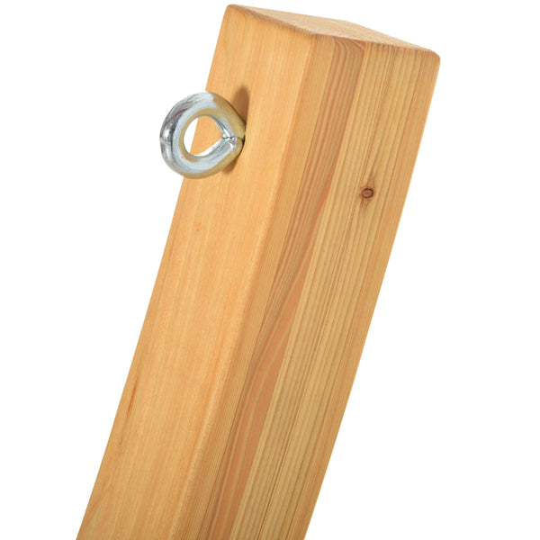 Support de hamac en bois de 11 pi à arc incurvé, capacité de 264 lb