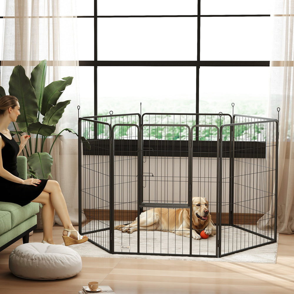 Heavy-Duty Dog Playpen with Door