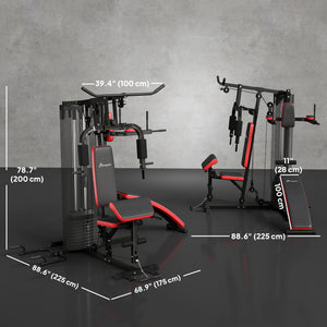Appareil de musculation multifonction avec banc pour abdominaux