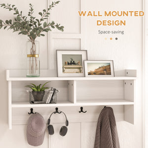 Ensemble porte-manteau et banc à chaussures, blanc