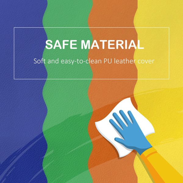 Lot de 7 blocs d'escalade en mousse souple modulaires, multicolore