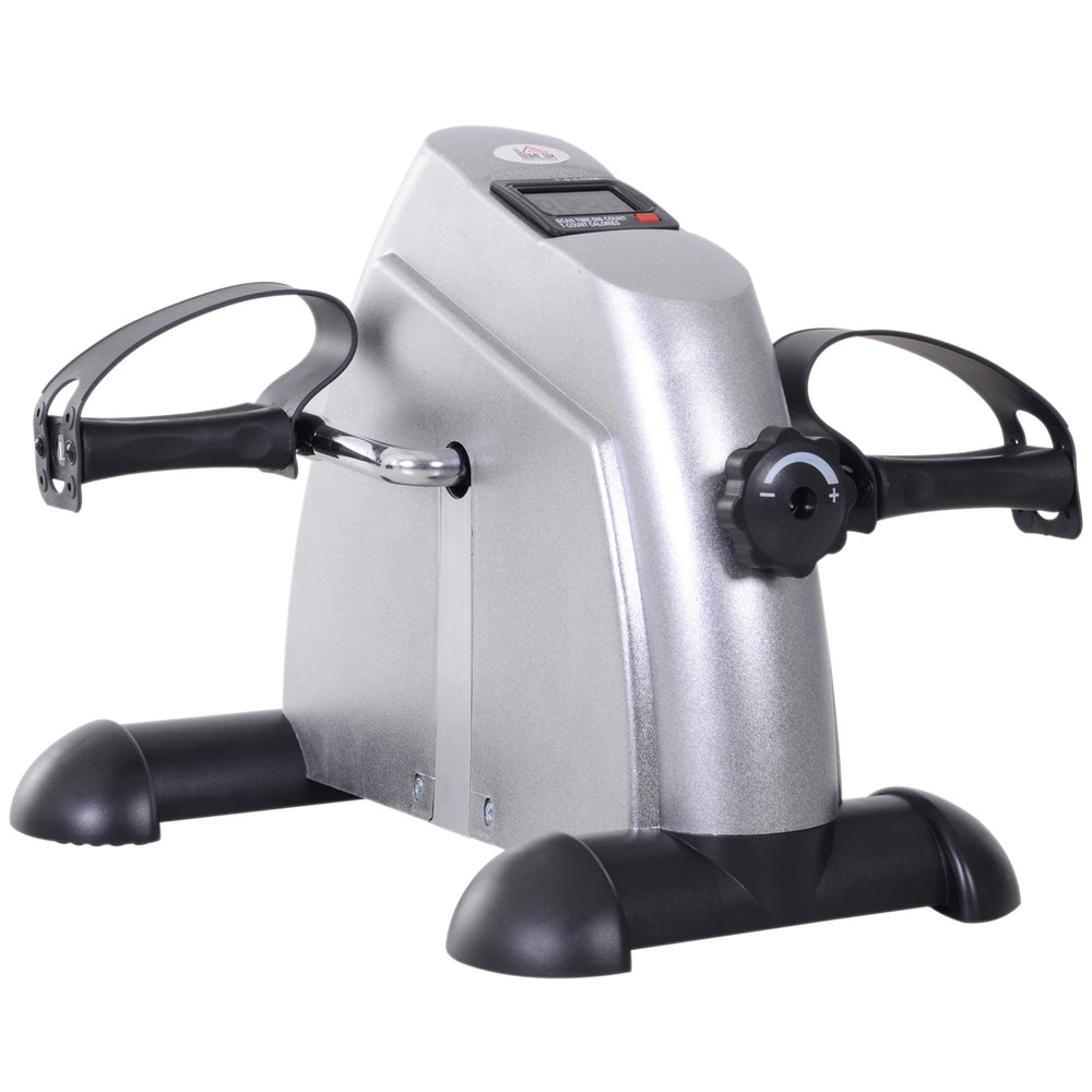 Mini Portable Foot Pedal with LCD Display, Silver