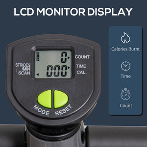 Stepper Twist avec résistance réglable et écran LCD - Gris et vert