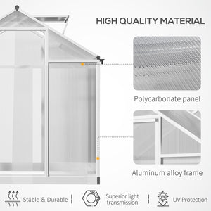 Serre de jardin avec panneaux en polycarbonate