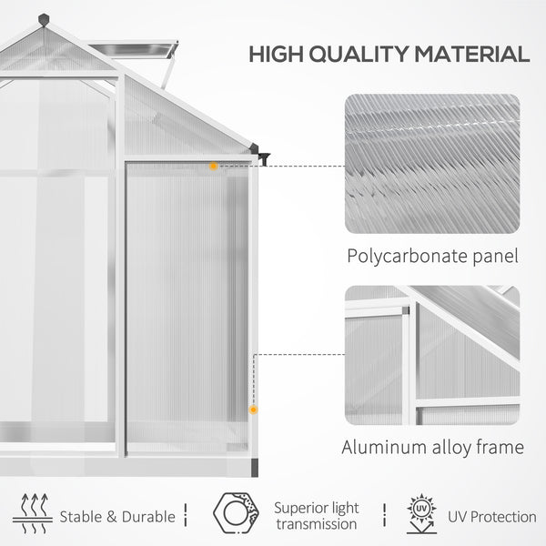 Serre de jardin avec panneaux en polycarbonate