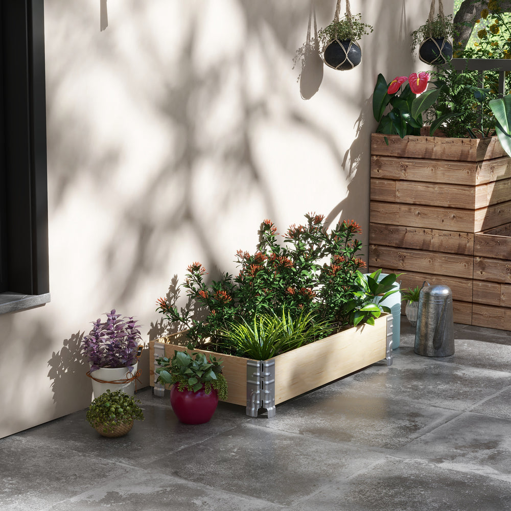 Jardinière surélevée pliable