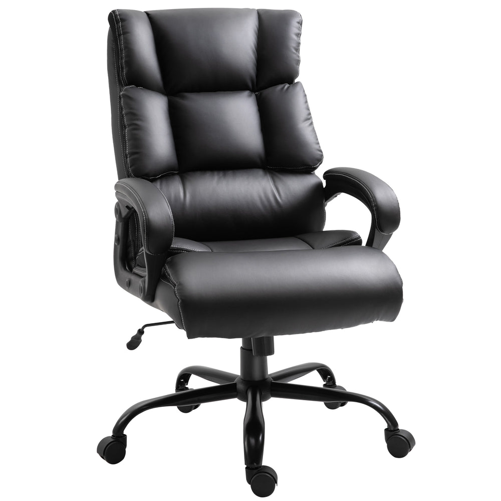 Fauteuil de bureau ergonomique robuste, noir