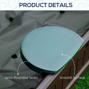 Bac à sable avec housse imperméable en tissu Oxford, marron