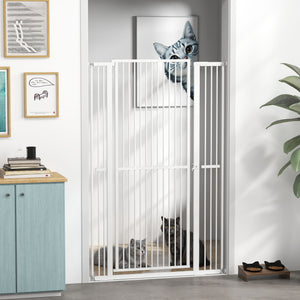 Barrière pour animaux extra haute, blanche