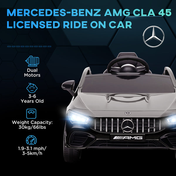 Mercedes-Benz AMG 12 V sous licence avec télécommande, noir