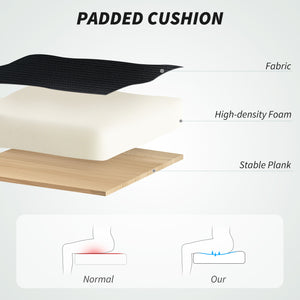 Ergonomic mesh office chair with lumbar support, black