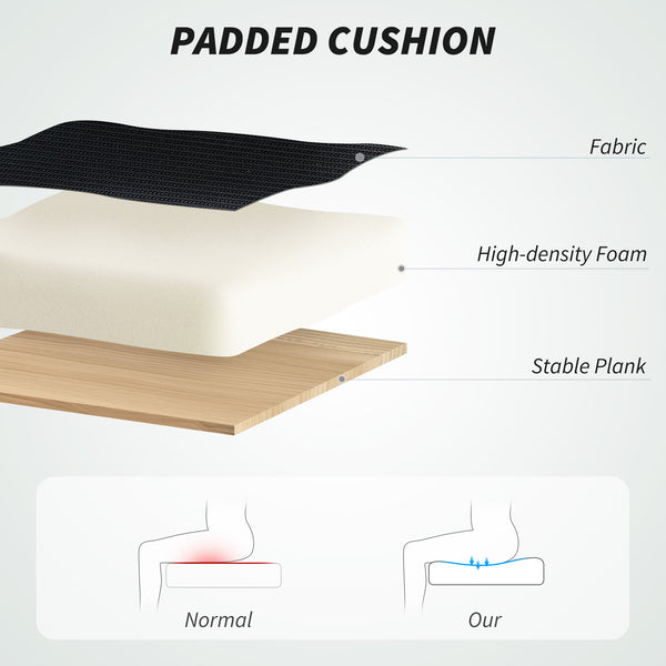 Ergonomic mesh office chair with lumbar support, black