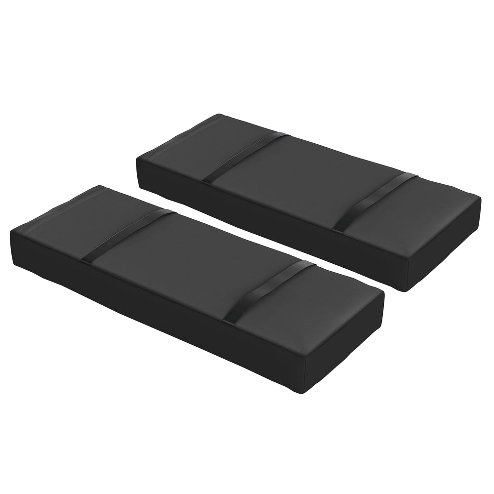 Lot de 2 sacs de lestage pour pied de parasol, noir