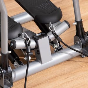 Stepper Twist avec guidon basculant argent