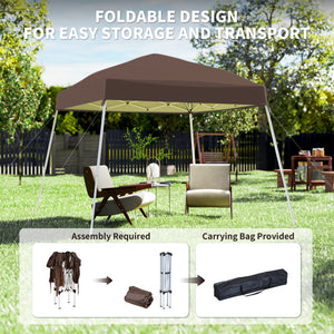 8 x 8 folding tent with a carrying bag