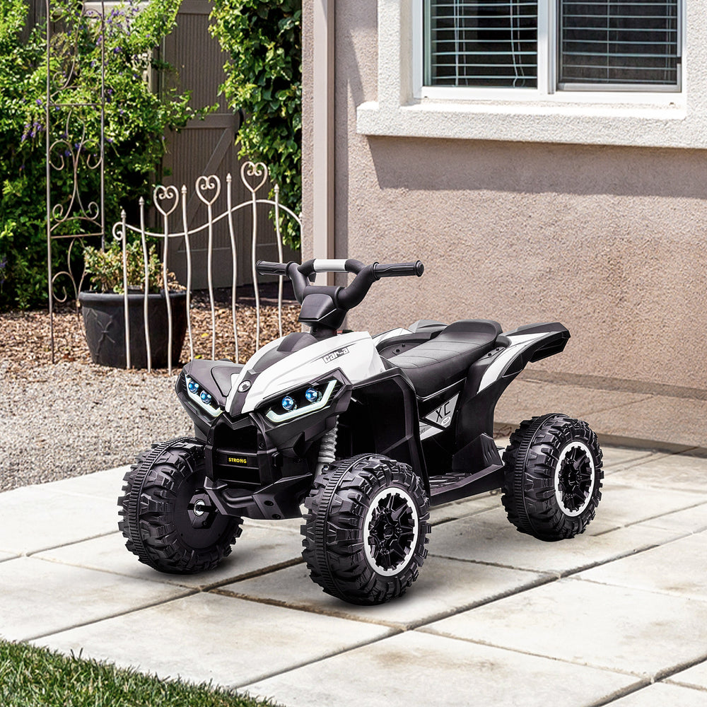 12V Quad with music, headlights, white
