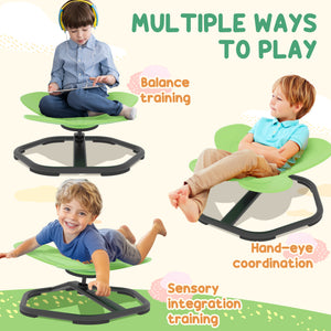 Green Butterfly Swivel Chair for Kids
