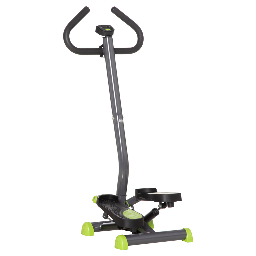 Stepper Twist avec résistance réglable et écran LCD - Gris et vert