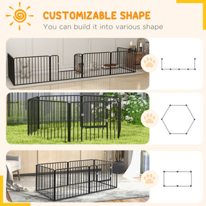 6-panel steel playpen