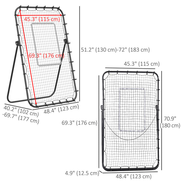 Filet de rebond, noir