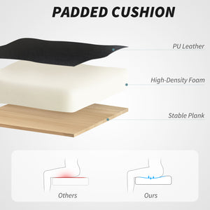 6-point massage office chair with remote control, black