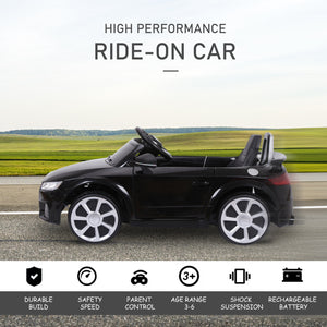 Audi 6 V with remote control, black
