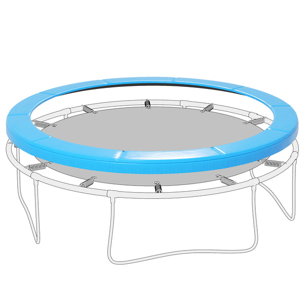 Coussin de rechange 12 pieds pour trampoline, bleu clair