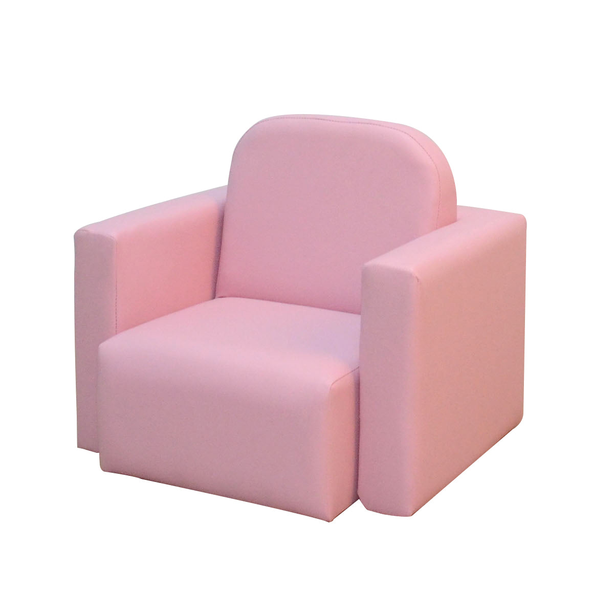 Canapé pour enfants, table et chaise multifonctionnelle 2 en 1 pour tout-petits de 3 à 9 ans, rose
