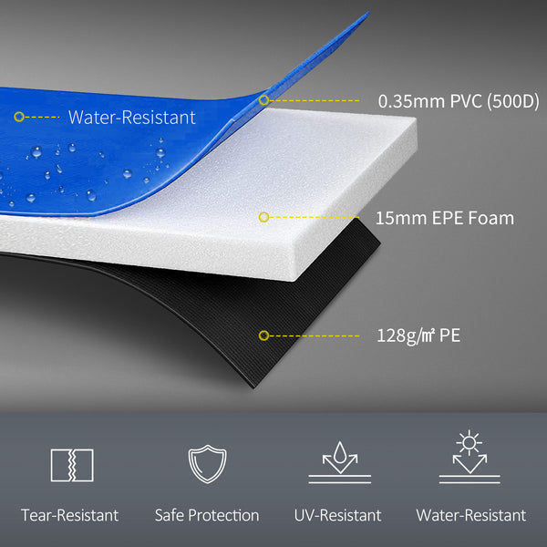 Replacement Pad for 8-Foot Trampoline, Multi-Color