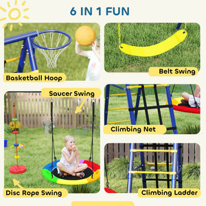 Ensemble de balançoires pour enfants 6 en 1