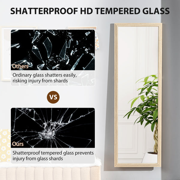 Miroir pleine longueur, beige