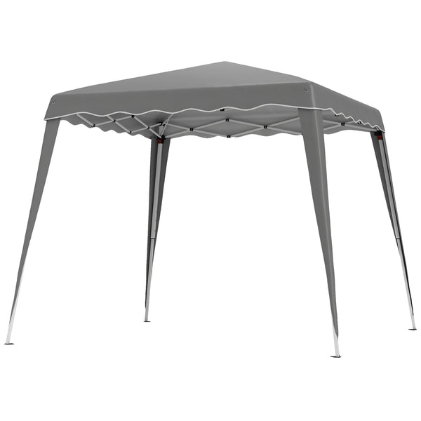 8 x 8 folding tent with carry bag, grey