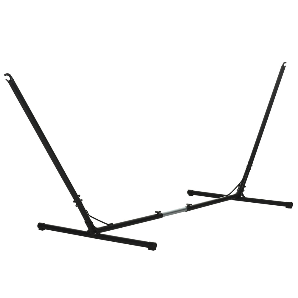 Support de hamac réglable, compatible avec les hamacs de 3 à 4 m, capacité jusqu'à 120 kg, noir
