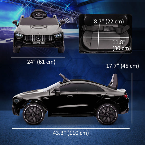 Mercedes-Benz AMG 12 V sous licence avec télécommande, noir