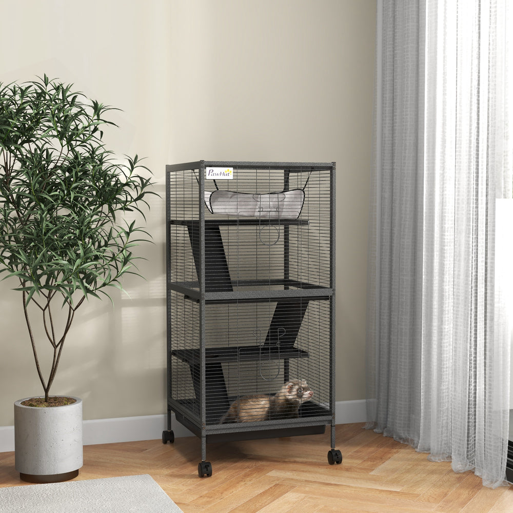 4-tier rolling cage