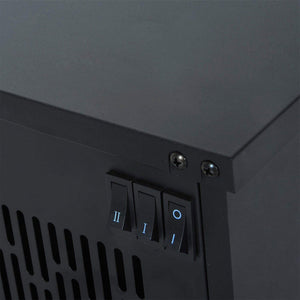 Mini-cheminée électrique sur pied de 14" et 1000 W noire